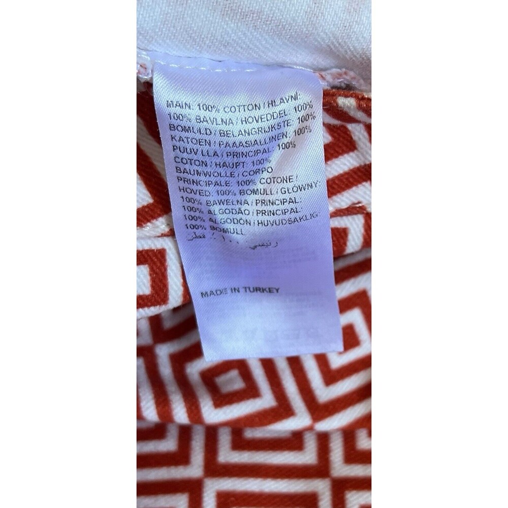 The Ragged Priest Hight Waisted Red & White Printed Jeans Size 30 - Picture 5 of 9